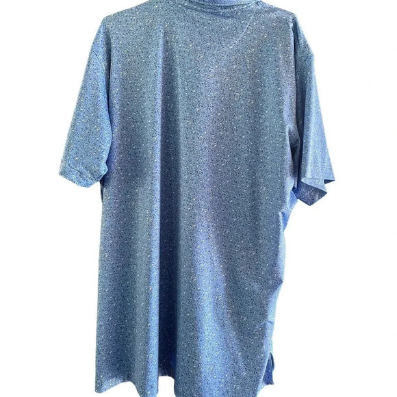 Peter Millar Summer Comfort Football Performance Polo Shirt Size XL - Picture 5 of 5